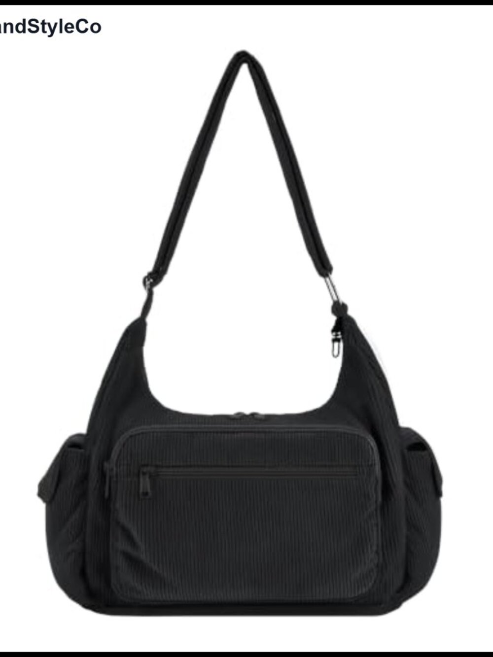 Recycled Corduroy Hobo Crossbody Bag RFID Shoulder Bag
